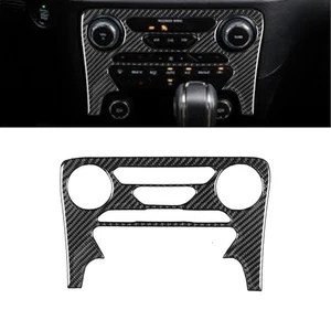 Barra de cubierta de fibra de carbono para panel de control de aire acondicionado para Ford Ranger Sport - Imagen 1 de 10