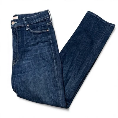 Pantalones de mezclilla MOTHER The Dazzler Clean Sweep TALLA 30 lavado oscuro elástico EE. UU. Foto 1 de 4