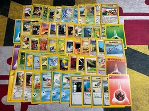 Pokemon Neo Genesis NEAR COMPLETE SET 58/70 Uncommon/Common Vintage WOTC Card - Picture 1 of 24