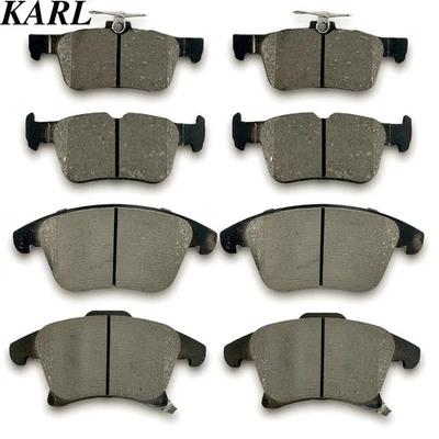 8x Pastillas de freno delanteras traseras de cerámica para Ford Fusion 2013-2020 Lincoln MKZ 2013-2019 Foto 1 de 4