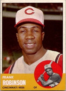 1963 Topps FRANK ROBINSON Cincinnati Reds #400 EX Condition - Picture 1 of 2