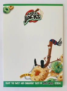 Juego de 5 blocs de notas de papel de escribir fijos Kellogg's Apple Jacks CinnaMon 2006 - Imagen 1 de 4