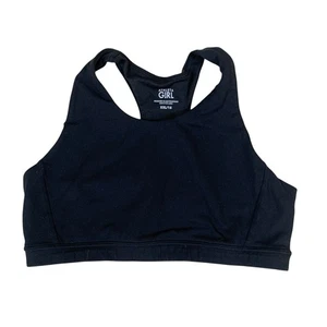 Athleta Girl Black Sports Bra XXL Youth Racerback Activewear Workout Soft - Picture 1 of 3