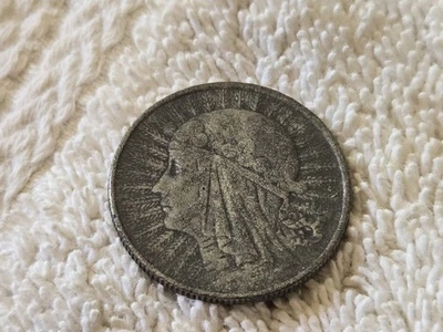 Moneda de 5 Zlotych Polonia Reina Jadwiga 1932 Foto 1 de 2