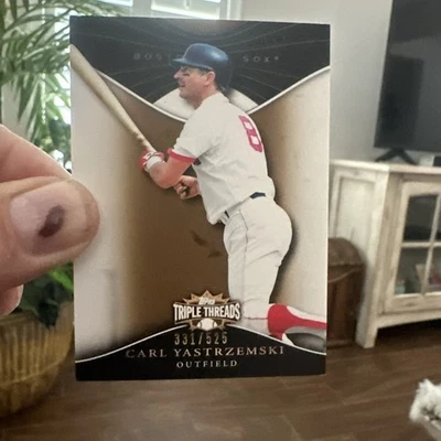 2009 Topps Triple Threads - Carl Yastrzemski #68 Sepia /525 - Image 1 of 2