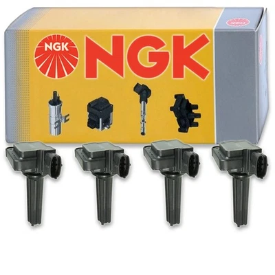 4 pcs NGK Ignition Coil for 2010-2011 Saab 9-3X 2.0L L4 - Spark Plug Tune Up nd - Image 1 of 4