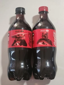 Star Wars Limited Edition 2025 Coca Cola & Coke Zero 20 OZ. Grogu & Mandalorian - Picture 1 of 1