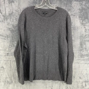 Universal Standard 100% Cashmere Crew Neck Sweater Sz S (oversized) Gray FLAW - Picture 1 of 14
