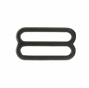 Double Loop Strap Metal Adjuster 1.25 Inch Black Plate 20114-13 - Picture 1 of 2
