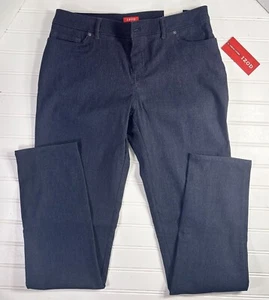Izod Womens Black Flat Front Stretch Skinny Leg Ankle Pants Size 4 New with Tags - Picture 1 of 8