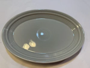 FIESTA PEARL GRAY SMALL OVAL PLATTER 9'' "New 1999 Original Stock" - Picture 1 of 2