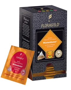 Floragold Rooibostee Wüstenblume®, 15er Pyramidenbeutel - Bild 1 von 1