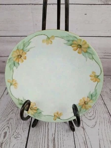 JPL France Jean Pouyat Limoges Hand Painted Daisy Iridescent & Signed in 1943 - Picture 1 of 10