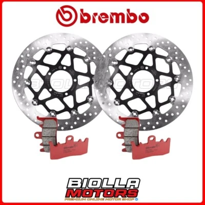 KIT PASTIGLIE + DISCHI BREMBO DUCATI HYPERSTRADA 821 2013 ANTERIORE [SA - Flotta - Imagem 1 de 4