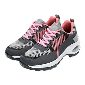 Women Tennis Net Shoes Size 35-40 Breathable Autumn Outdoor Shoes (39 Gray pink)