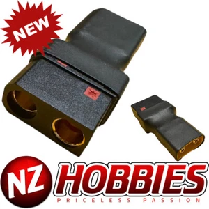 NZ RC QS8 Female to XT90 Male Connectors (1 pc) # NZ-QS8F2XT90M - Picture 1 of 4
