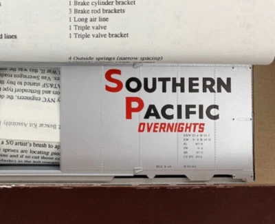 O Intermountain 1937 AAR Boxcar Kit Southern Pacific Overnight #163116 NIB O2624 - Image 1 of 4