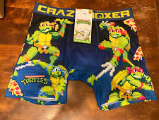 Crazy Boxer Ninja Turtles Boxer Briefs, Men's Size M (32-34) Underwear TMNT