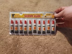 4 Pack Super Glue Adhesive Bonding Glues 10 Pack Plastic Rubber Wood Metal 40qty - Picture 1 of 5