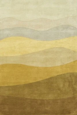 Walvia moderner handgetufteter weicher Teppich aus 100 % Wolle. - Bild 1 von 3