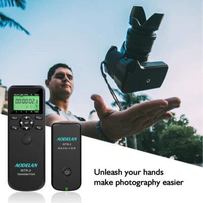 Universal 2.4G Camera Wireless Timer Remote Shutter Release For Canon Nikon Sony - Image 1 of 4