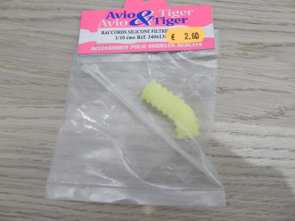 AVIO & TIGER SILIKON ANSCHLÜSSE LUFTFILTER 1/10 REF.34061300 - Bild 1 von 1