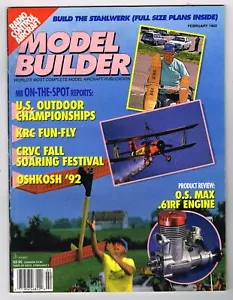 MODEL BUILDER magazine February 1993 Stahlwerk Mk R-IIIb: F/F rubber Plans - Picture 1 of 3