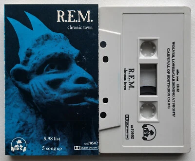 R.E.M. - CHRONIC TOWN EP (I.R.S. CS70502) USA CASSETTE TAPE INDIE COLLEGE ROCK - Image 1 of 4