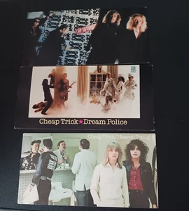 Cheap Trick post cards (3) fair to good condition - Picture 1 of 4