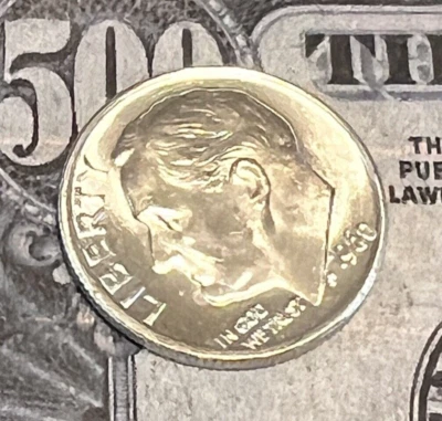 1960 P Roosevelt Dime - BU - Uncirculated- Blazers - Combined Shipping - Image 1 of 2