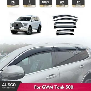 AUSGO 6P Wide Type Stainless Steel Weather Shields for GWM Tank 500 2024-Onwards - Picture 1 of 11
