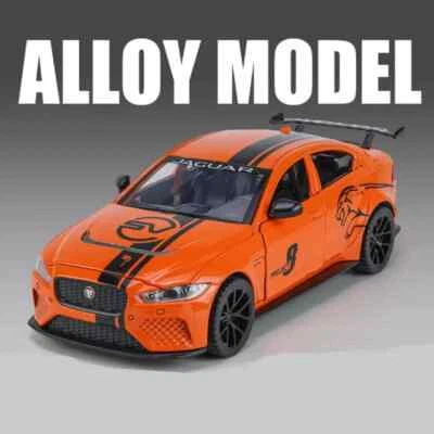 NUEVO 1:24 JAGUAR XE SV Project 8 Diecast Coche Modelo Sonido y Luz Niños Juguete Regalo Foto 1 de 4