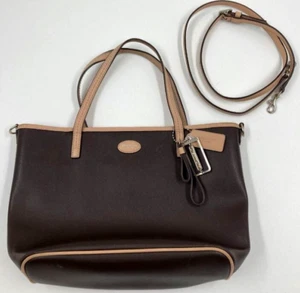 Coach City Metro Leather Handbag/Crossbody/Tote in Brown (Authenticated) - Picture 1 of 6