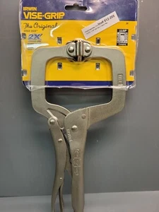 (1)Vise Grip 11SP Irwin Locking C Clamp Swivel Pads NEW 20 SM NOS Dated 2009 - Picture 1 of 20