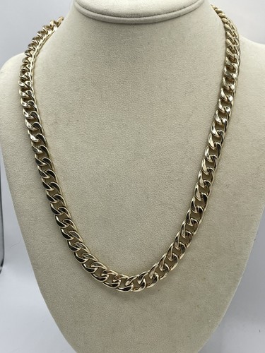 VETEMENTS Collana Catena Cordolo Tono Oro In perfette condizioni 22 Pollici Unisex