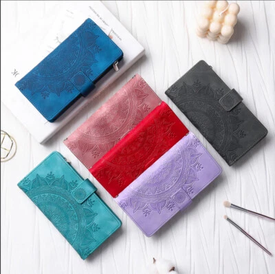 Zip Wallet Case For iPhone 17 Pro Max 16 Plus 15 Leather Flip Stand Phone Cover - Image 1 of 4