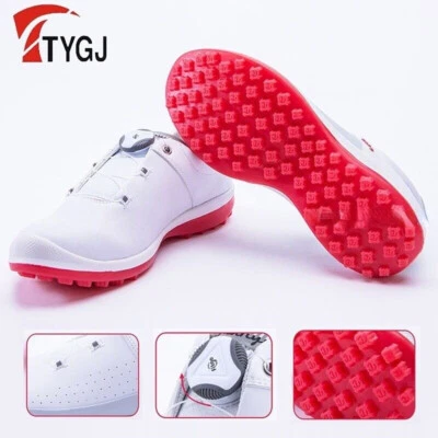 Zapatos de golf TTYGJ de encaje rápido para mujer Tenis impermeables Antideslizantes Calzado de entrenamiento Foto 1 de 4