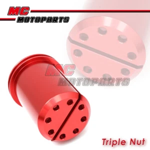 Tuerca de vástago de dirección CNC triple tuerca para Ducati Diavel 1260 / S 2019 2020 2021 - Imagen 1 de 8