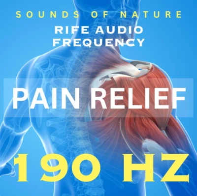 190 Hz Pain Relief Rife Frequency Audio CD - Relief for Nerve Pain and Muscles - Image 1 of 2