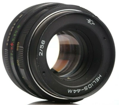 Vendedor de EE. UU. Helios 44 m 58 mm f2 Lente Bokeh Retrato DSLR M42 Montaje CLA Canon  Foto 1 de 4