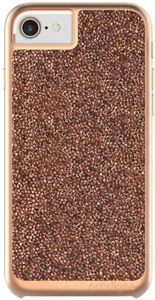 Prodigee Fancee iPhone 7 Case Glitter Rose Pink Gold Dazzling Sparkle Back - Picture 1 of 5