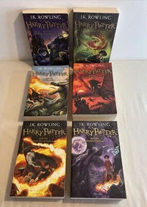 Harry Potter Book Bundle x6 Paperbacks Read Description - Picture 1 of 22