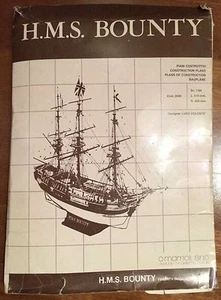 DISEGNI NAVE H.M.S. BOUNTY SCALA 1:64 - Foto 1 di 4