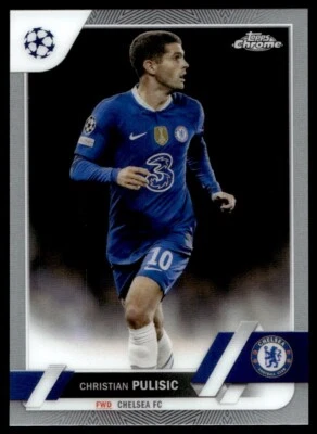 2022 Topps Chrome UEFA Club Competitions Christian Pulisic A20 Chelsea FC #144 - Image 1 of 2
