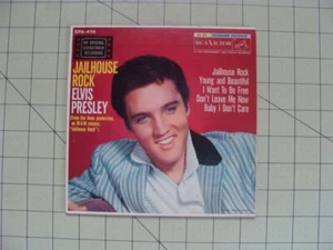 1957 RCA ELVIS PRESLEY JAIL HOUSE ROCK 45 EP CARDBOARD SLEEVE - Picture 1 of 4