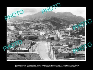 ANTIGUA FOTO HISTÓRICA 8x6 DE QUEENSTOWN TASMANIA PANORAMA DE LA CIUDAD c1910 1 - Imagen 1 de 1