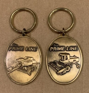 Set of 2 Keychains!! Hesston Prime Line Hay Baler & Swather Tractor 1985/1986 - Picture 1 of 2