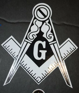 Black and White Square and Compass - Picture 1 of 1