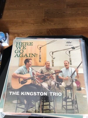 Mint-  The Kingston Trio Here We Go Again Capitol Records LP - Image 1 of 4