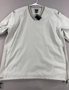Suéter de golf IZOD para hombre XL extra grande con cremallera beige bolsillos manga corta - Imagen 1 de 20